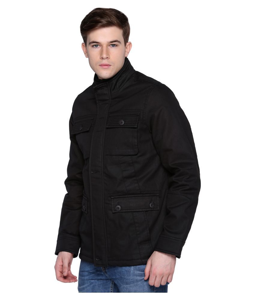 Trufit Black Casual Jacket - Buy Trufit Black Casual Jacket Online at ...