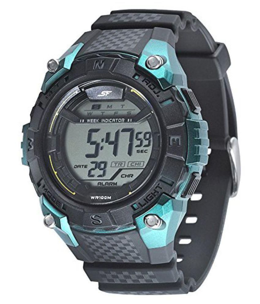 how to set time in digital watch sonata
