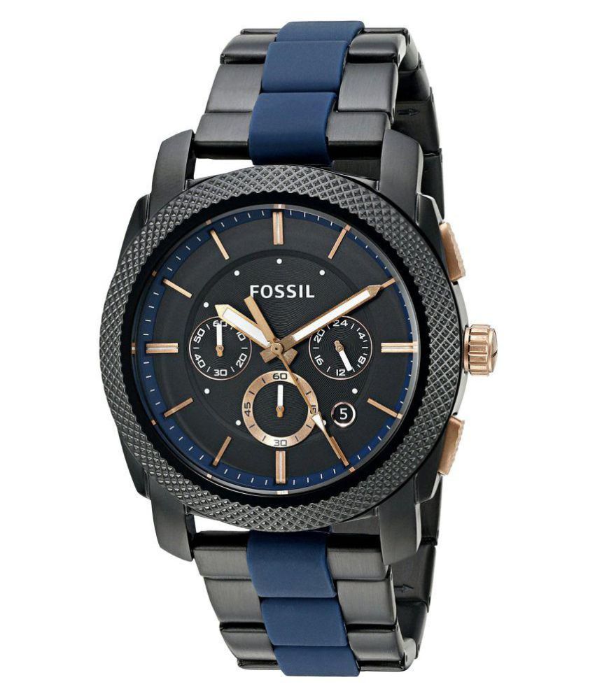 Fossil Chronograph Black Dial Men's Watch - FS5164 - Buy Fossil