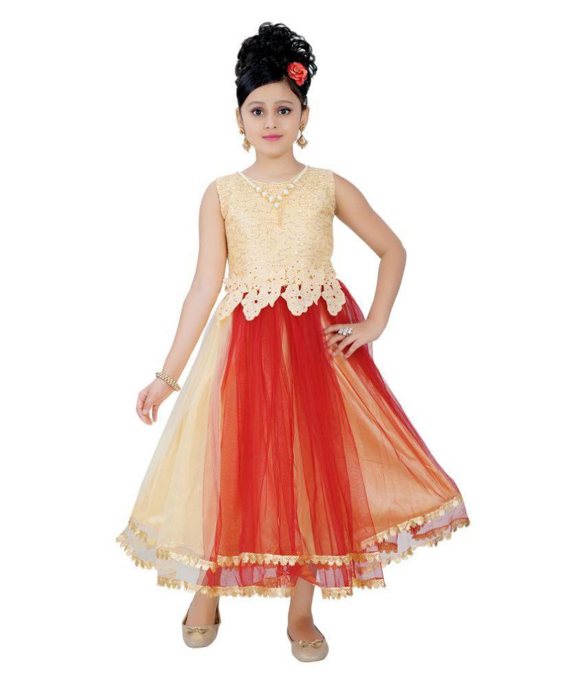 Saarah Multicoloured Dress for Girls