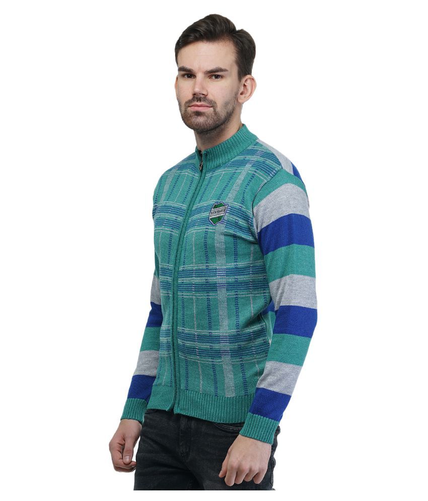turquoise mens sweater