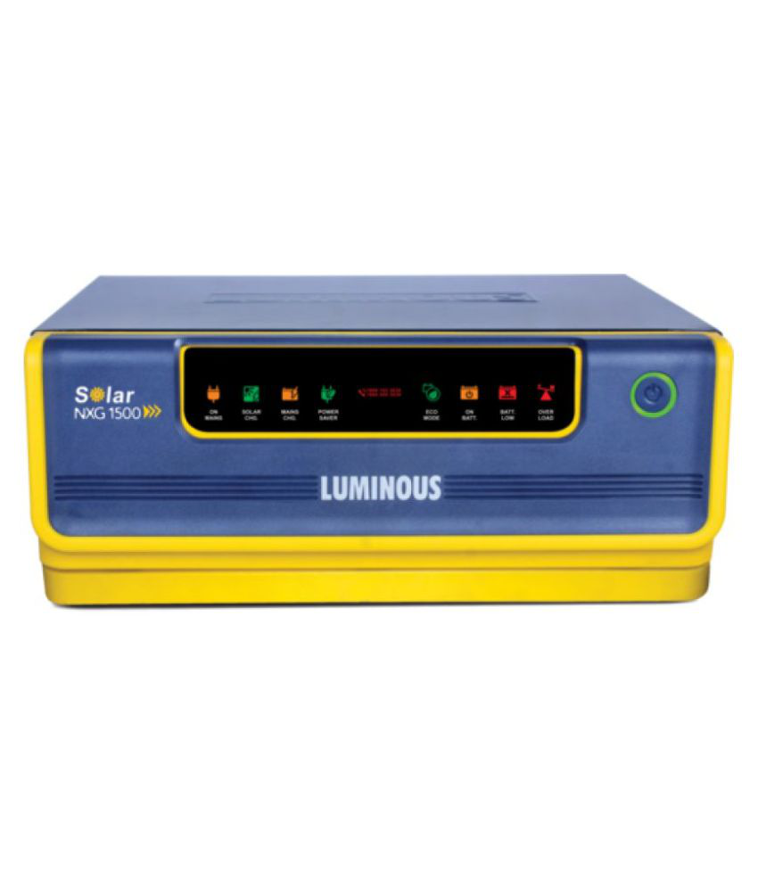 Luminous 1500 VA Solar NXG Inverter Price in India - Buy Luminous 1500