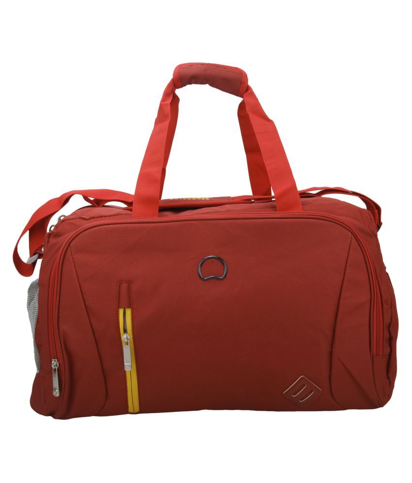 Download Delsey Red Solid Duffle Bag - Buy Delsey Red Solid Duffle ...