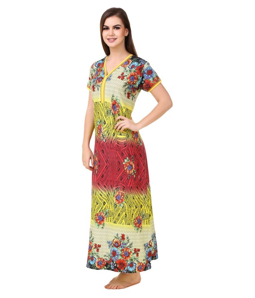 Buy Masha Viscose Nighty & Night Gowns Online at Best Prices in India ...