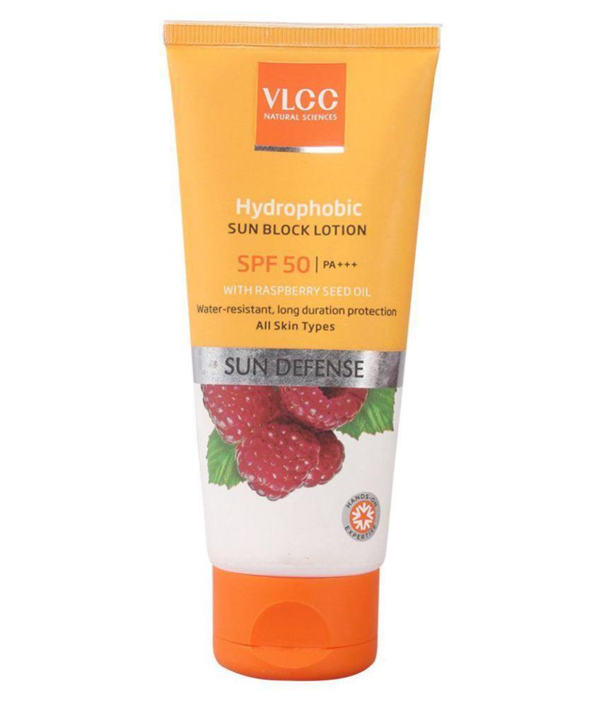 vlcc hydrophobic sunscreen