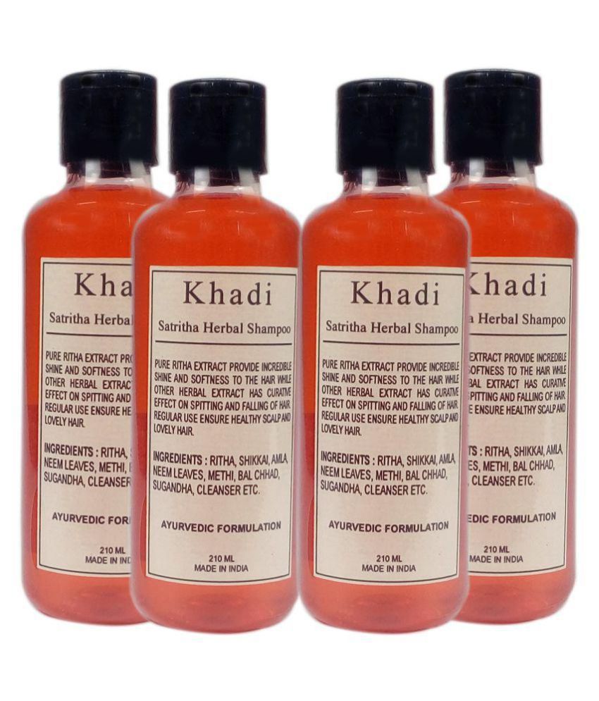     			Khadi Herbal Satritha Shampoo 840 ml Pack of 4