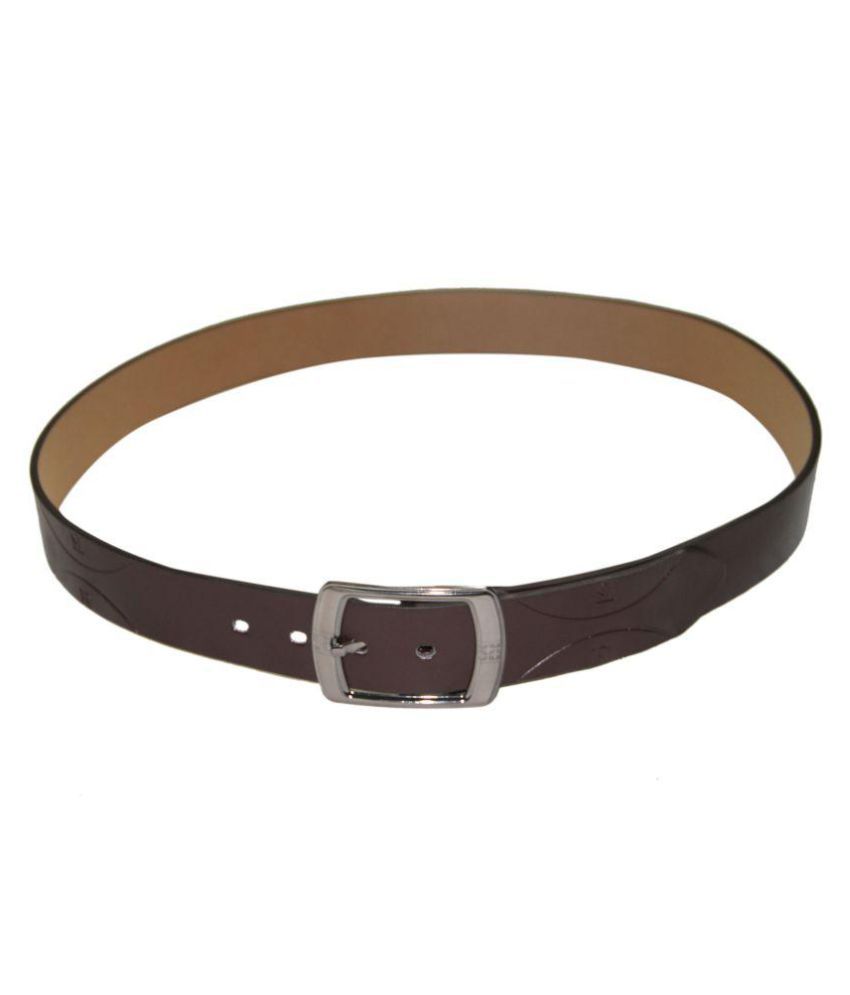 Arizic Brown Faux Leather Formal Belts: Buy Online at Low Price in ...