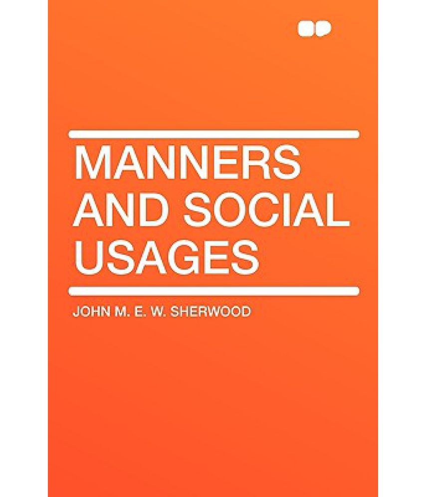 Examples Of Social Manners