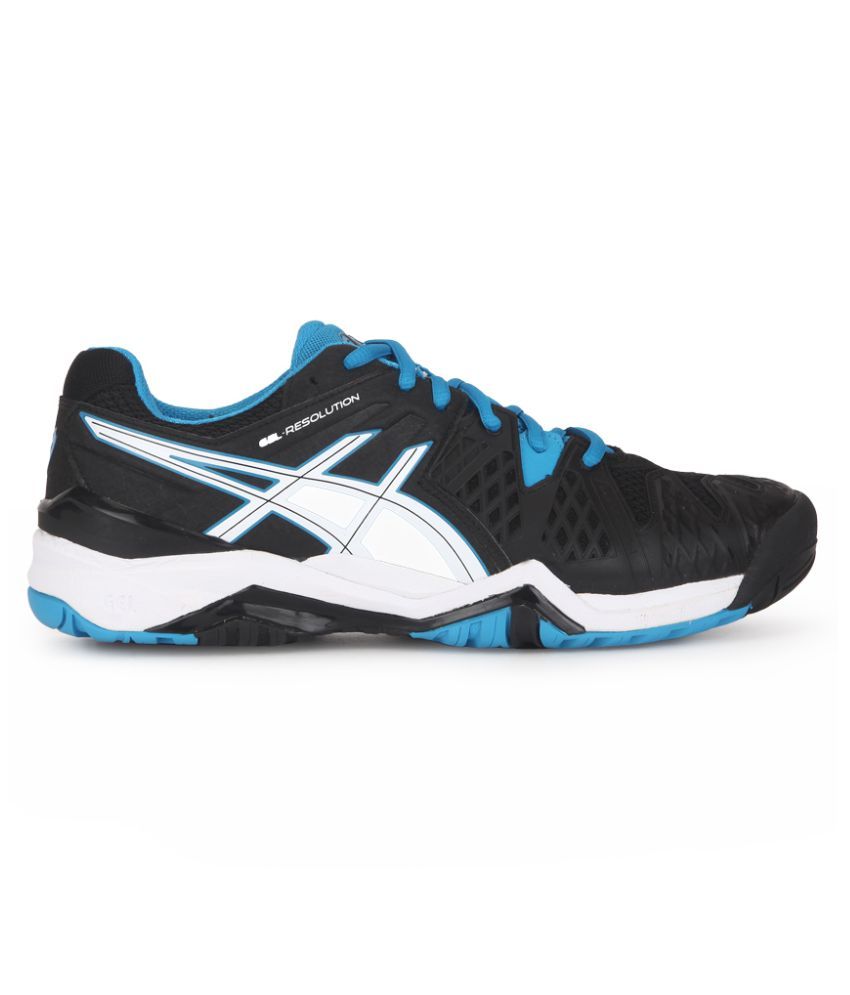 Asics Gel-resolution 6 Black Tennis Shoes - Buy Asics Gel ...