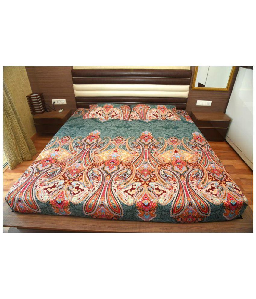 Le Royale King Poly Cotton Printed Bed 