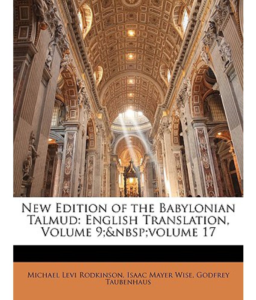 New Edition Of The Babylonian Talmud: English Translation, Volume 9 ...