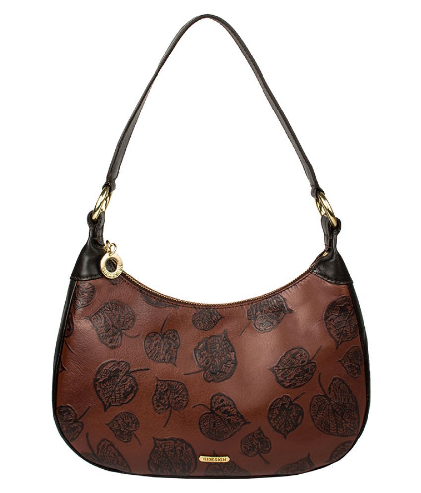 Hidesign Brown Pure Leather Shoulder Bag - Buy Hidesign Brown Pure ...