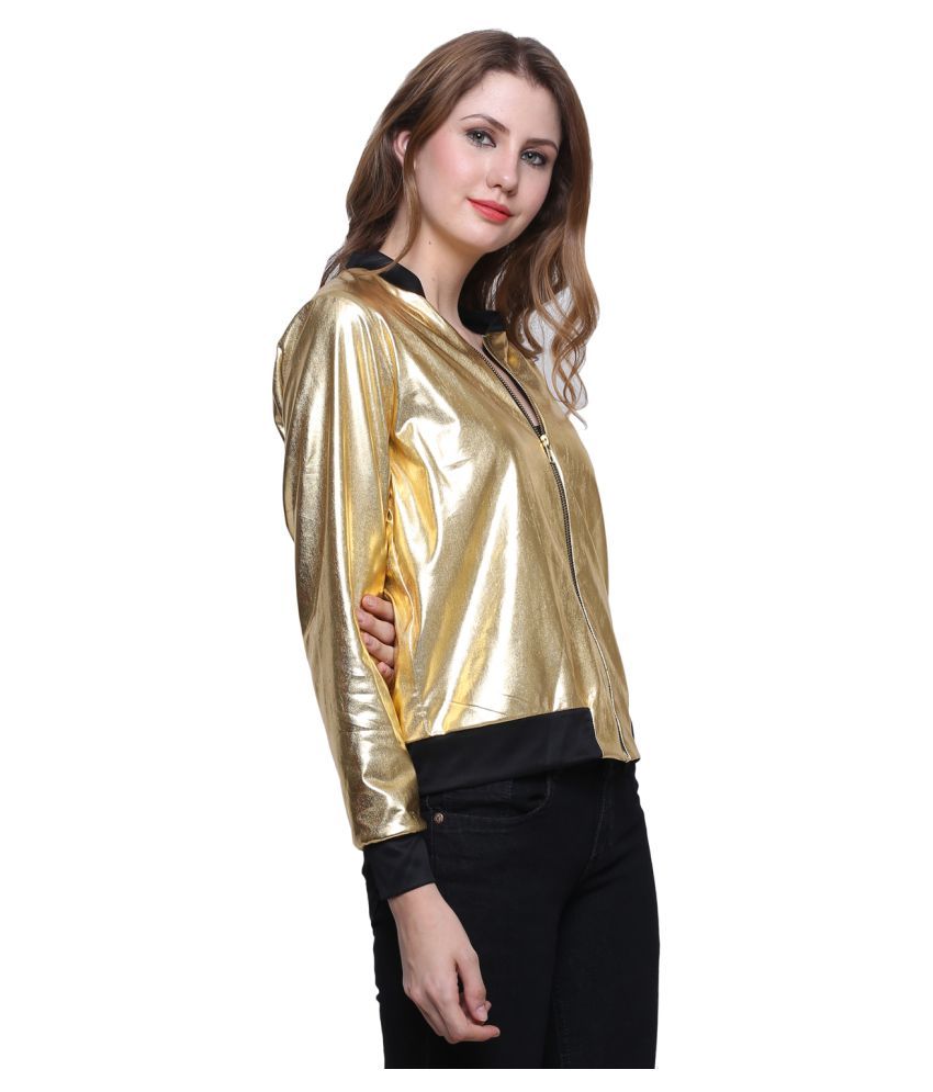 polyester bomber jacket womens