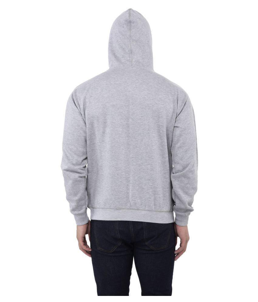 Weardo Grey Hooded Sweatshirt - Buy Weardo Grey Hooded Sweatshirt ...