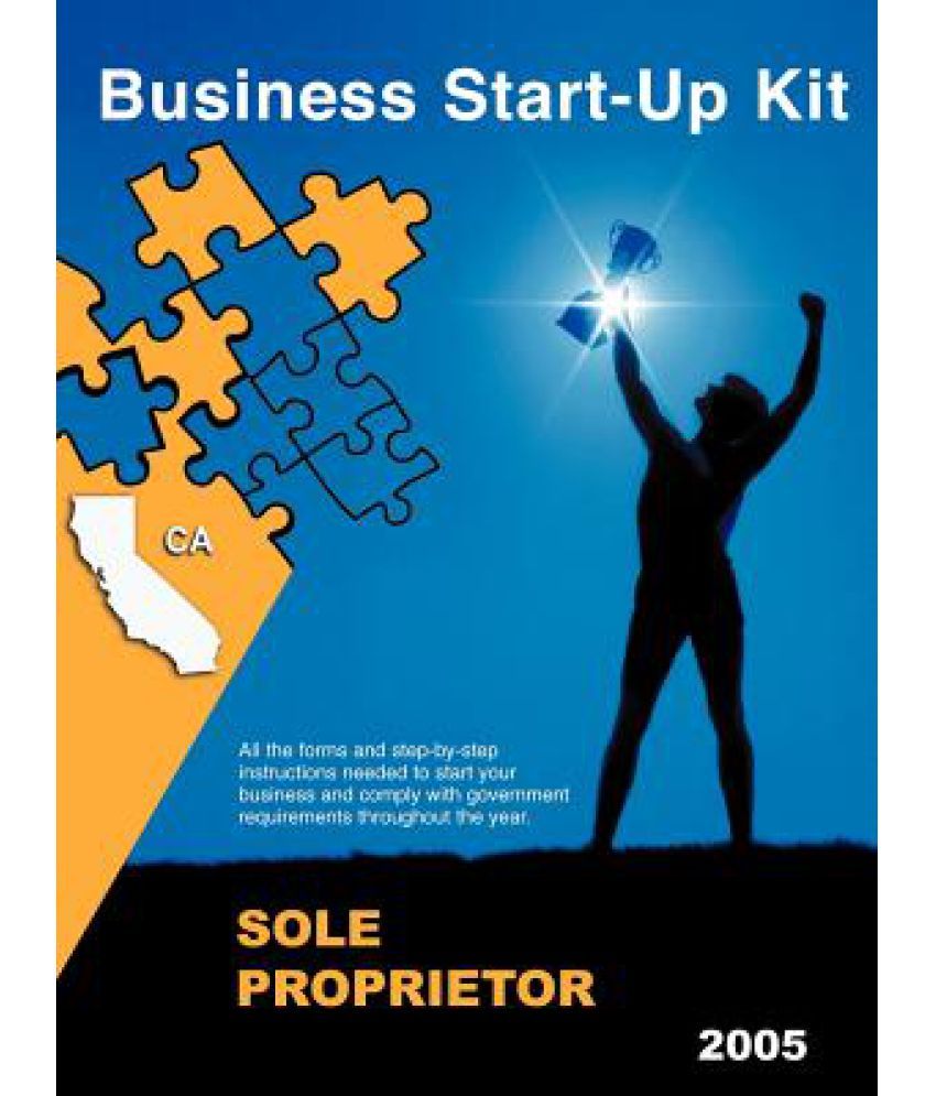 Business StartUp Kit Sole Proprietor California 2004 Buy Business
