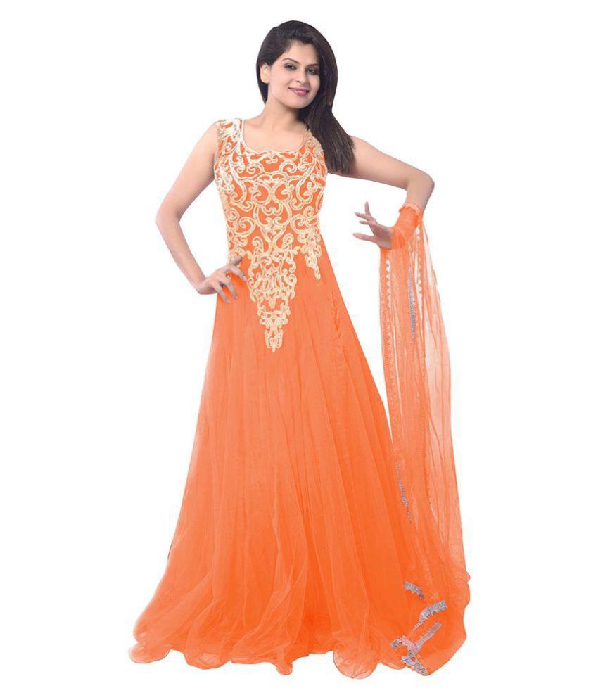 1 Stop Fashion Net Gown - Buy 1 Stop Fashion Net Gown Online at Best ...