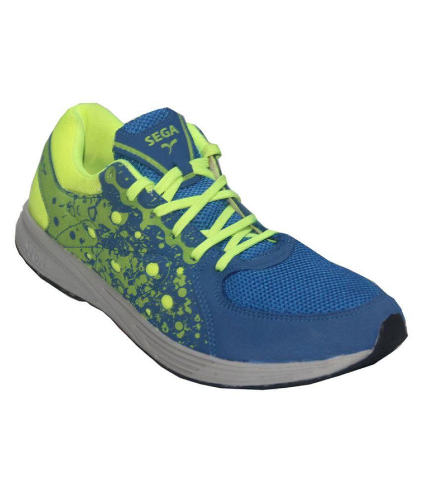sega blue running shoes