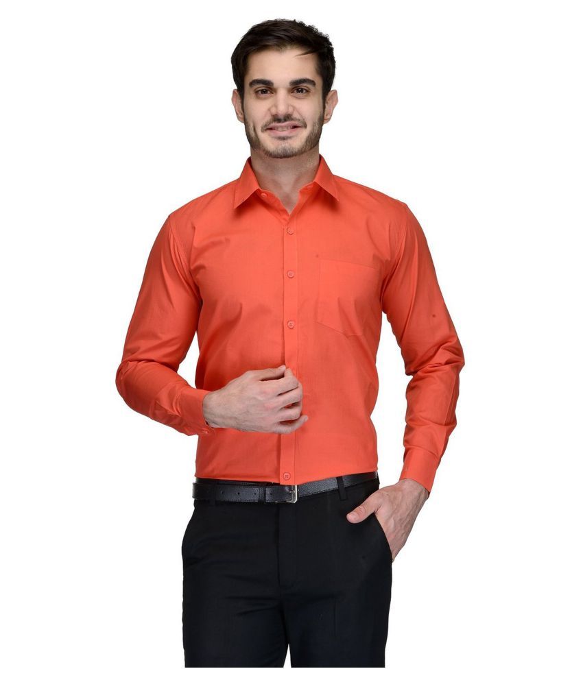 orange shirt formal