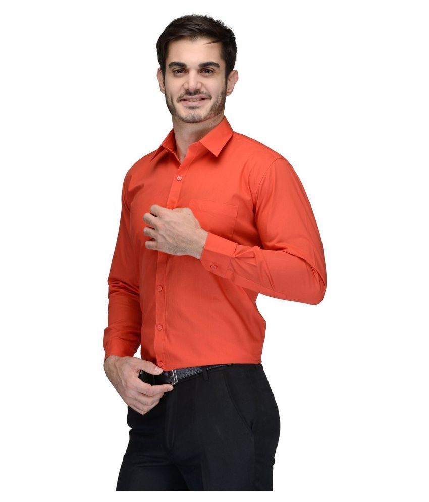 orange shirt formal