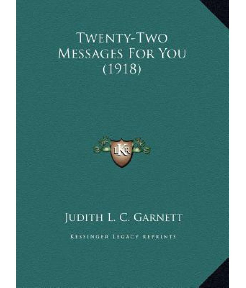 Twenty Two Messages For You 1918 Buy Twenty Two Messages For You 