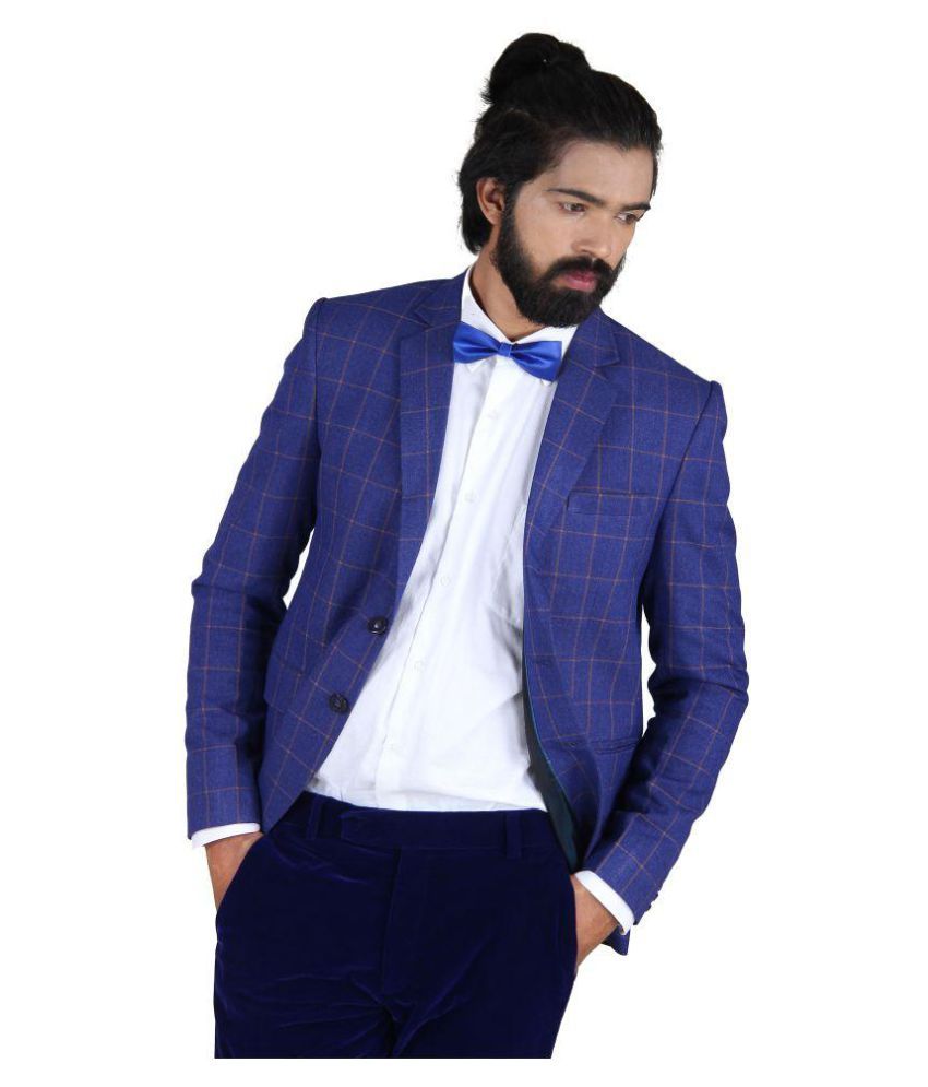 checks blazers for mens in indian wedding