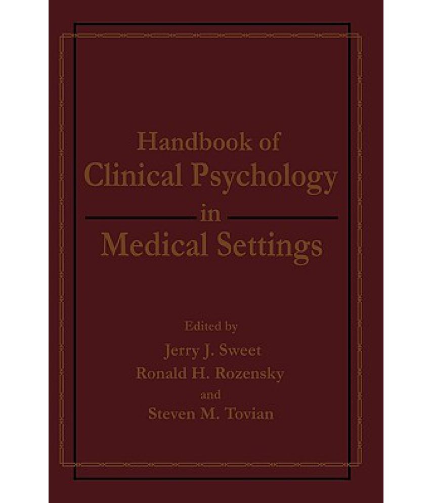 Handbook of Clinical Psychology in Medical Settings Buy Handbook of