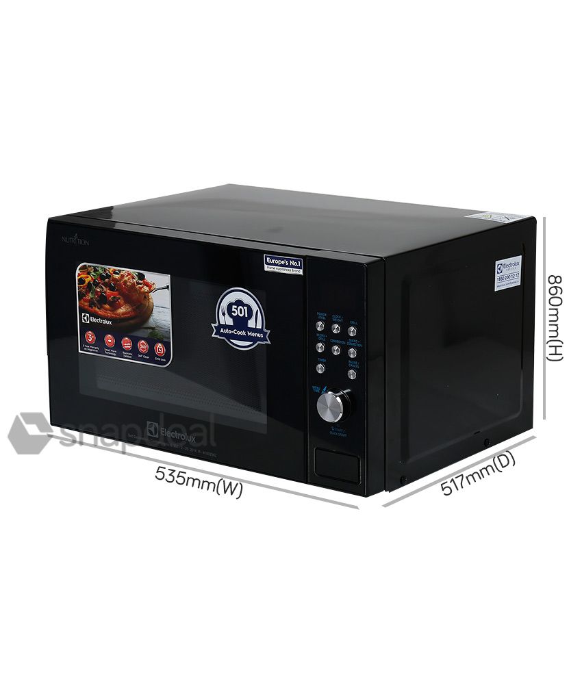 Electrolux 23 LTR C23J101.BB-CG Convection Microwave OvenBlack Price in ...