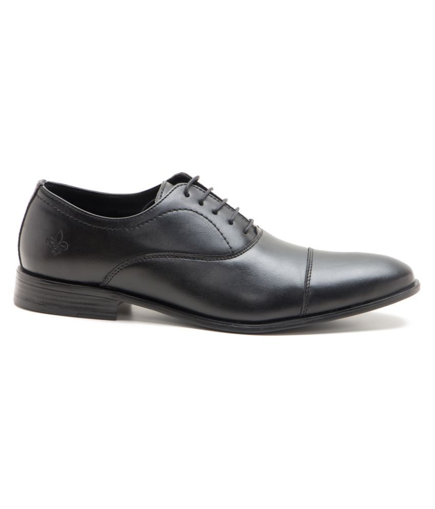 Bond Street By Red Tape Black Oxfords Formal Shoes Price