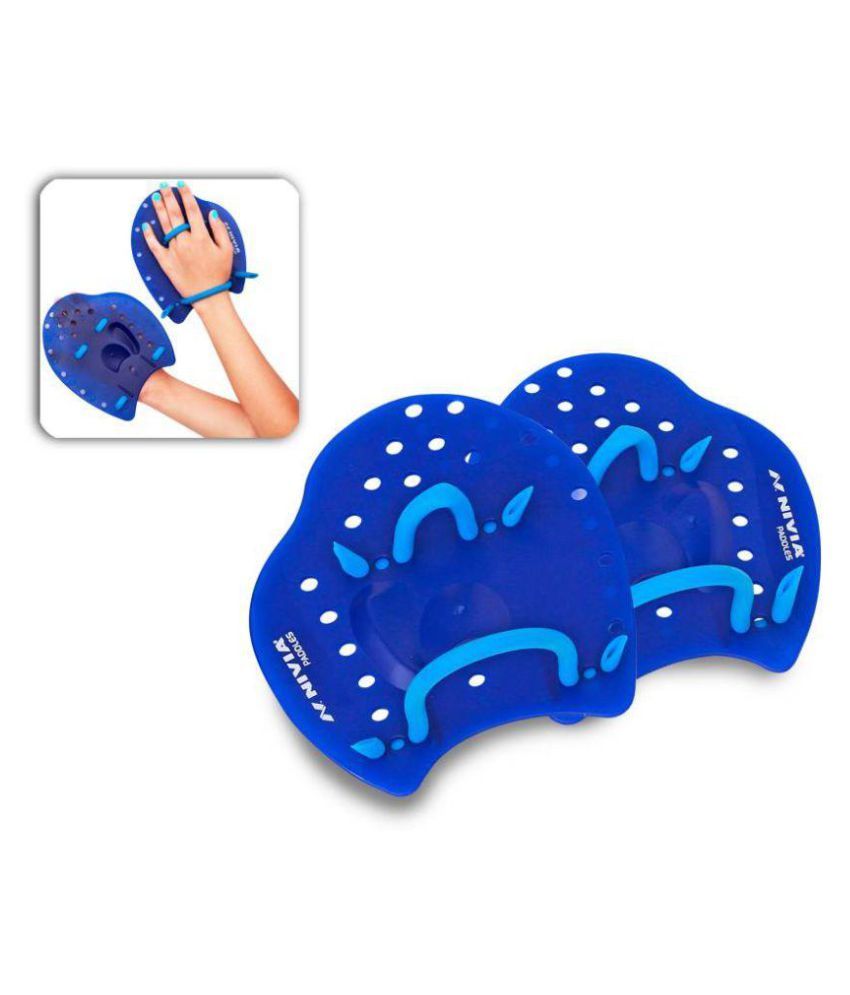 Nivia Blue Swimming Paddles (Small) Buy Online at Best Price on Snapdeal