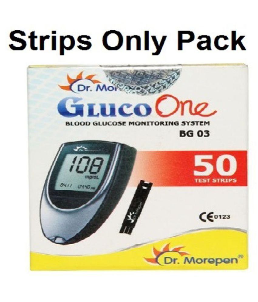     			Dr. Morepen 50 Sugar Test Strips for BG03glucometer (Strips Only Pack)