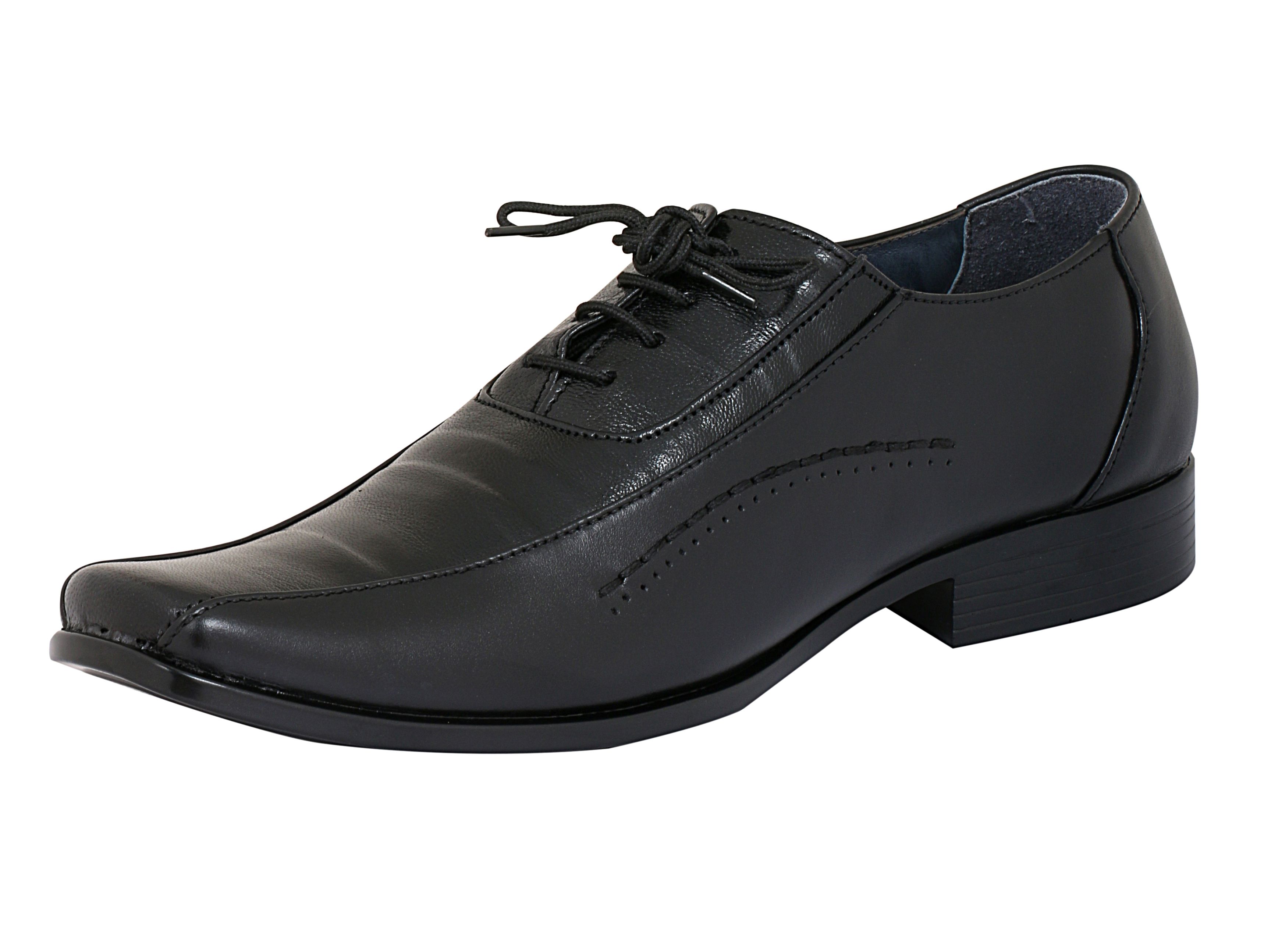 Dokmen Black Office Genuine Leather Formal Shoes Price in India- Buy ...