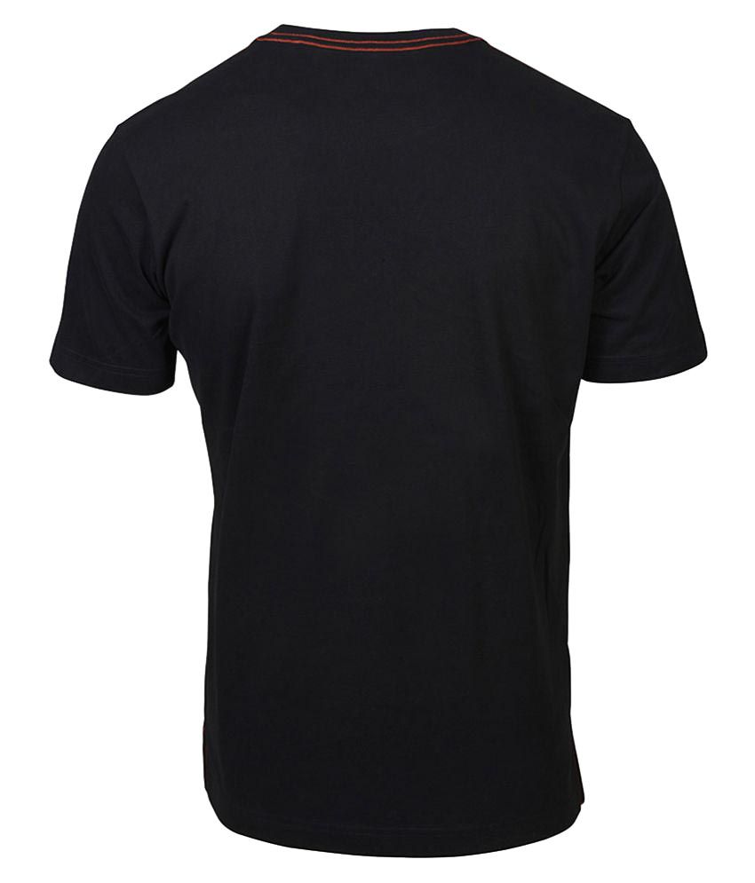 Huetrap Black Round T-Shirt - Buy Huetrap Black Round T-Shirt Online at ...