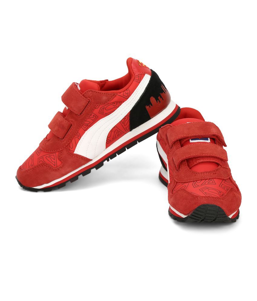 boys red puma shoes