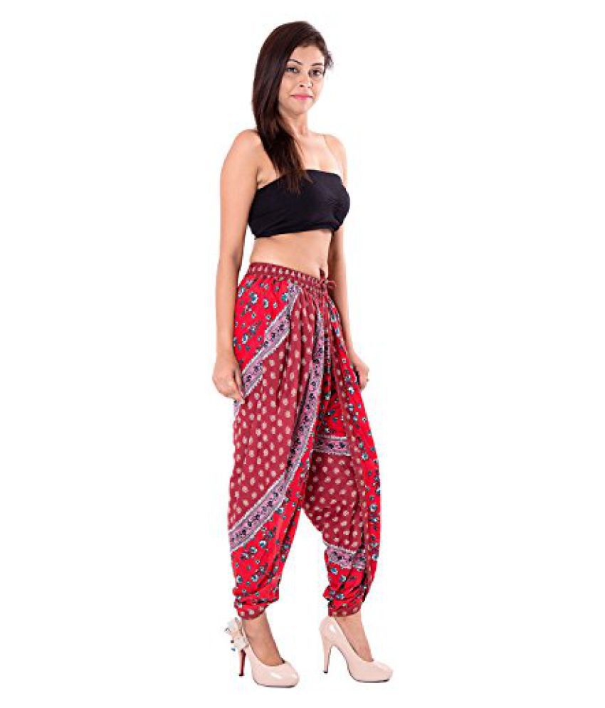 Buy Elegant Rayon Dhoti Pant, Patiala style Dhoti Salwar for Women ...