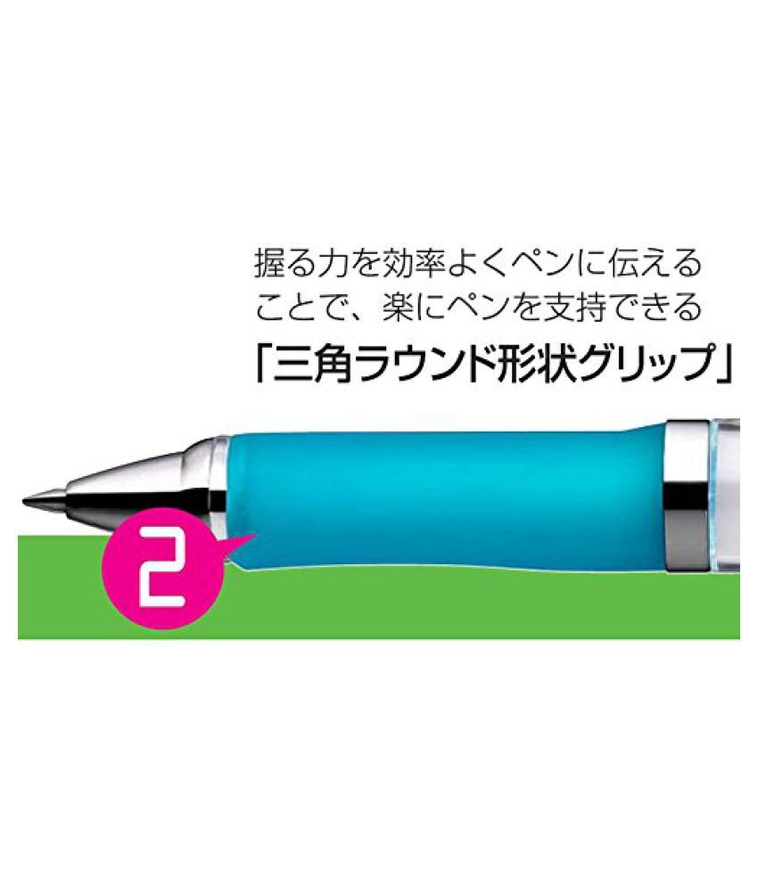 Zebra 0.7mm Ballpoint Pen NuSpiral CC, Clear Blue Body (BA51CBL) Buy