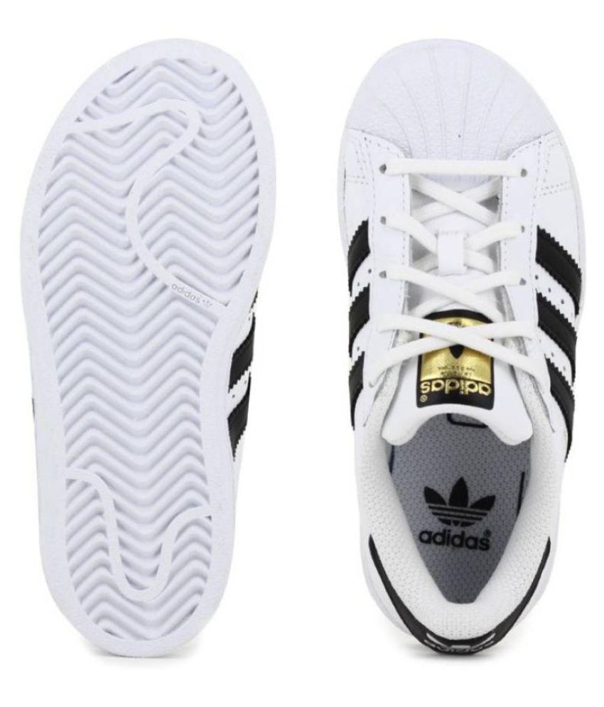 Cheap Adidas Originals White Black White Black Superstar Foundation 