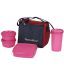 Signoraware Best Lunch Box with Bag, Pink