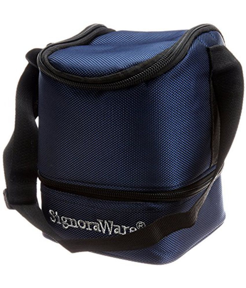 Signoraware Elegant Lunch Box with Bag, Pink Buy Signoraware Elegant Lunch Box with Bag, Pink