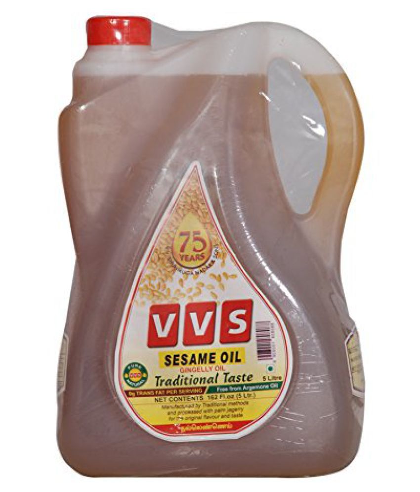 VVS Sesame Oil 5 Litre Bottle Buy VVS Sesame Oil 5 Litre Bottle at