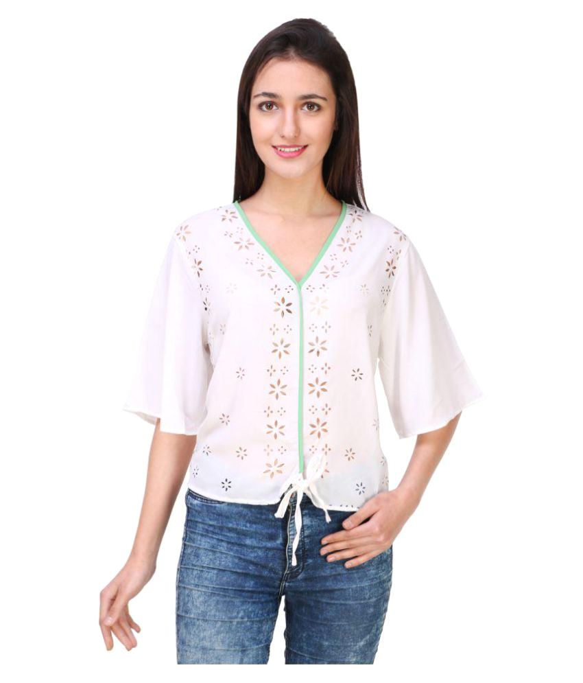 Zoys Georgette Regular Tops - Buy Zoys Georgette Regular Tops Online at ...