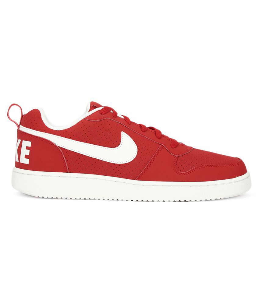 red nike casual shoes