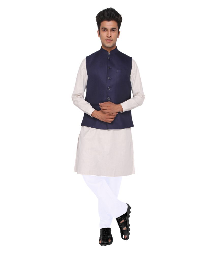 jade blue nehru jacket