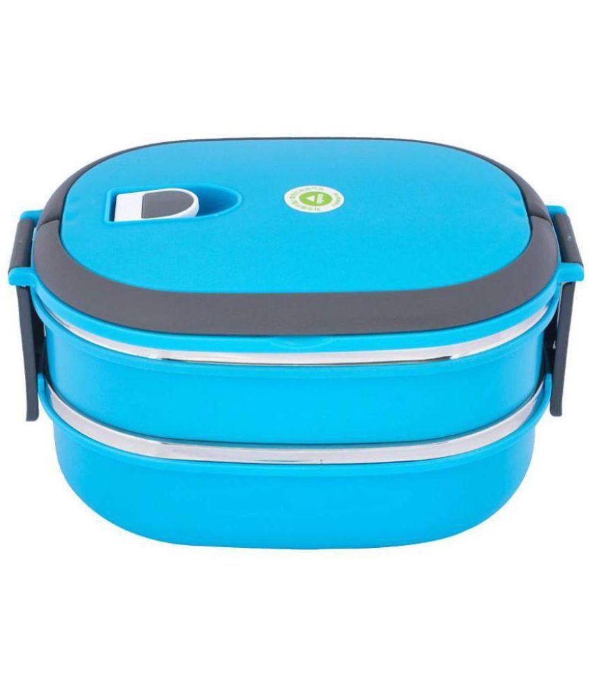 Imported Blue Stainless Steel Lunch Box: Buy Online at Best Price in ...