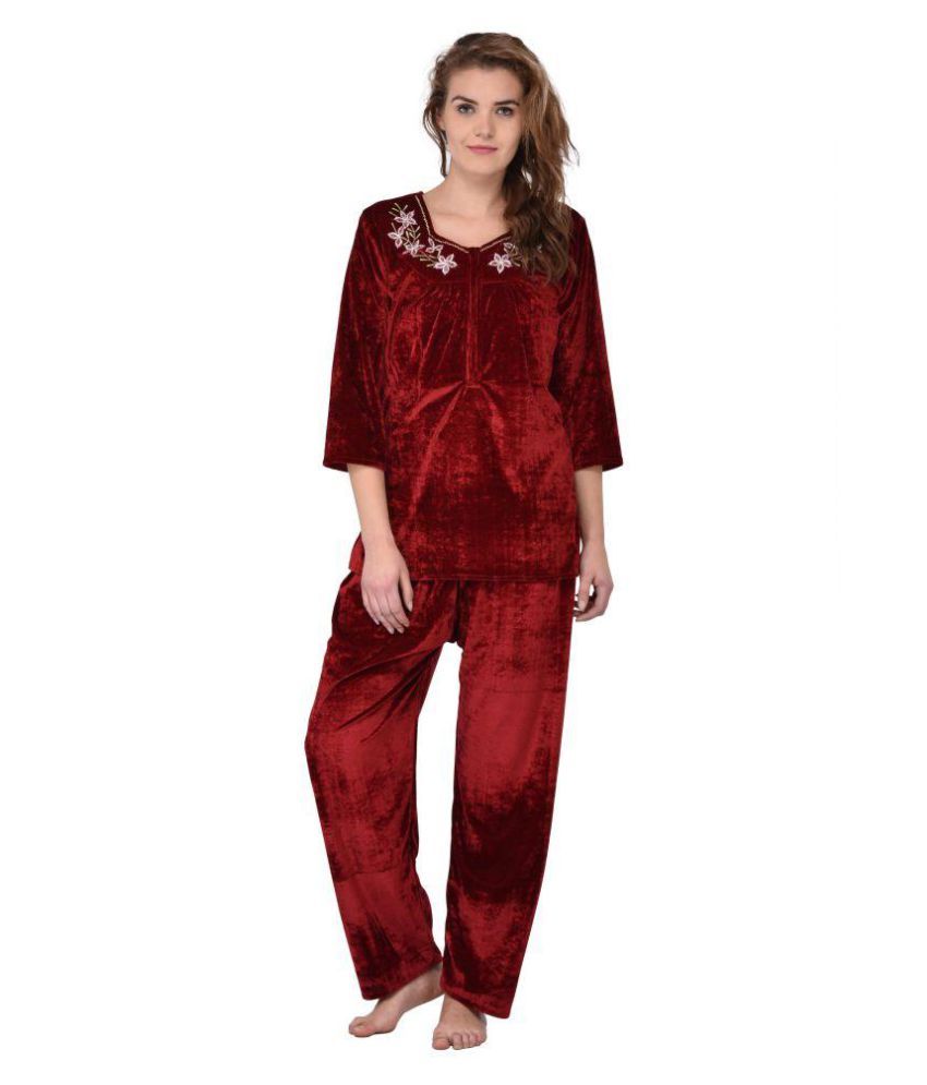 velvet ke night suit