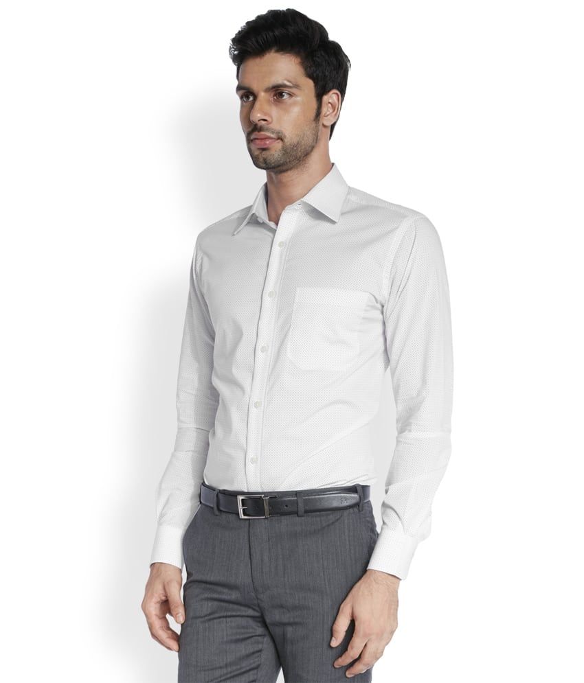 Raymond White Formal Slim Fit Shirt - Buy Raymond White Formal Slim Fit ...