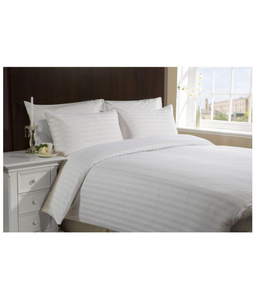 Bombay Dyeing Cotton King Size Bed Sheet With 2 Pillow Covers Buy