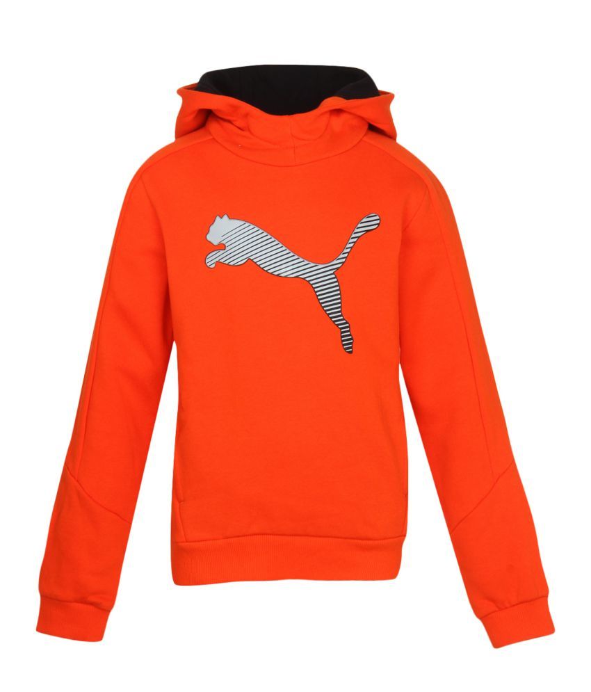 puma orange sweatshirt