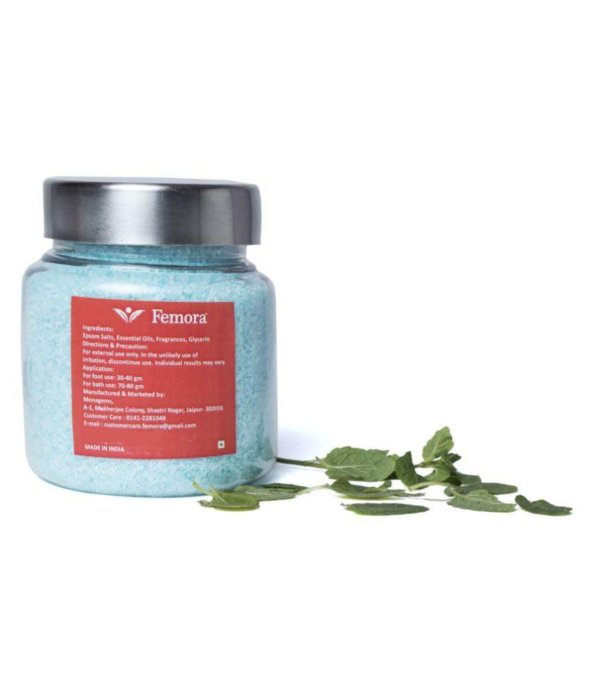 Femora Fine Mint Epsom Bath Salt 250 gm Buy Femora Fine Mint Epsom