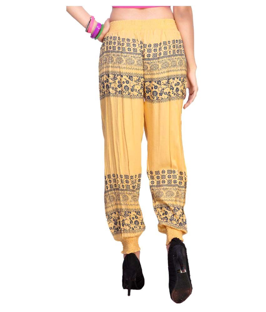 rayon harem pants