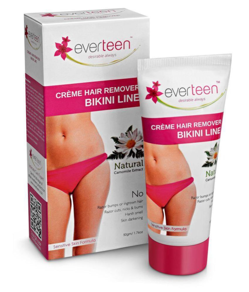Everteen BHR Bikini Line Hair Removal Cream 50 gm: Buy ...